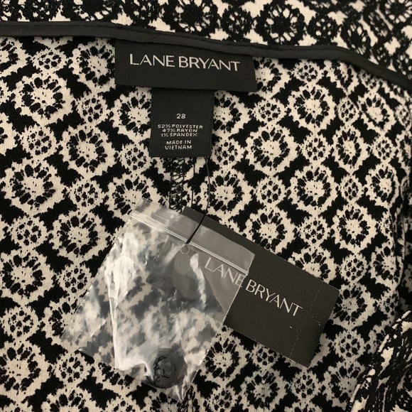 LANE BRYANT dress pants circles trouser career work Ankle pant NWT plus sz 28 - Picture 8 of 9